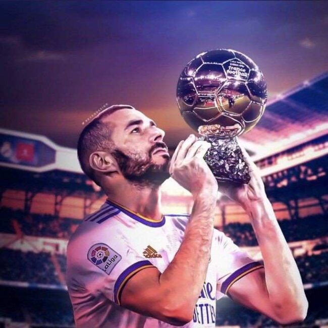 Karim Benzema 2022 Ballon d'Or 