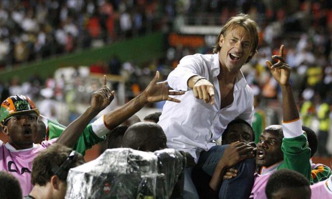 Herve Renard as coach of Zambia 