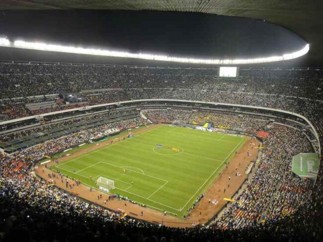 Estadio Azteca is the biggest football stadium in Latin America 