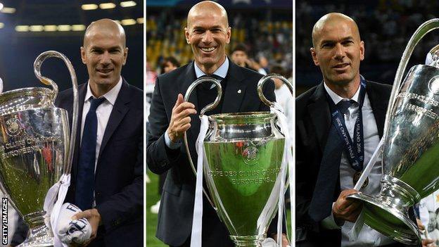 Zidane is currently the most high-profile unemployed football manager 
